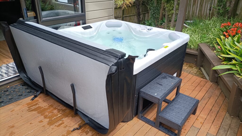 Gulfstream Spa pool with lockable cover