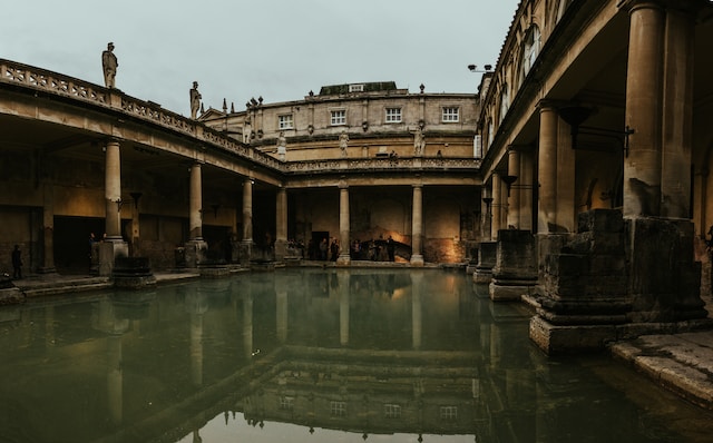 An ancient roman bathhouse